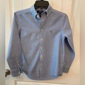 Polo by Ralph Lauren Boy’s Light Blue Oxford Button-Down Shirt M 10-12
